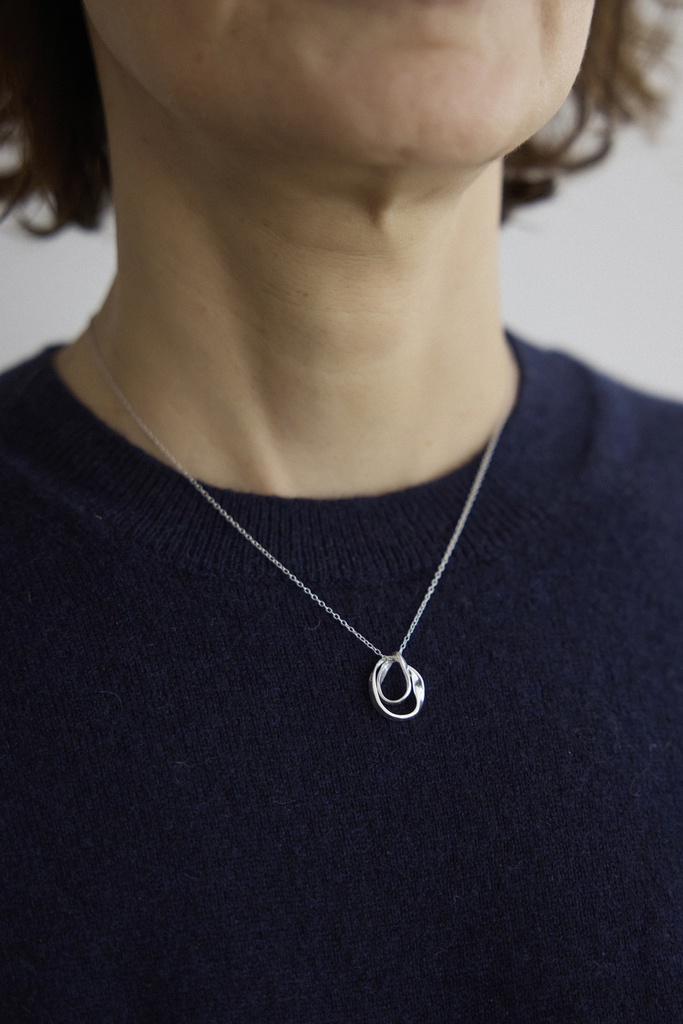 Gargantilla plata Sabina mini
