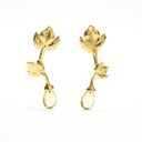 Lemon quartz Malvasía earrings