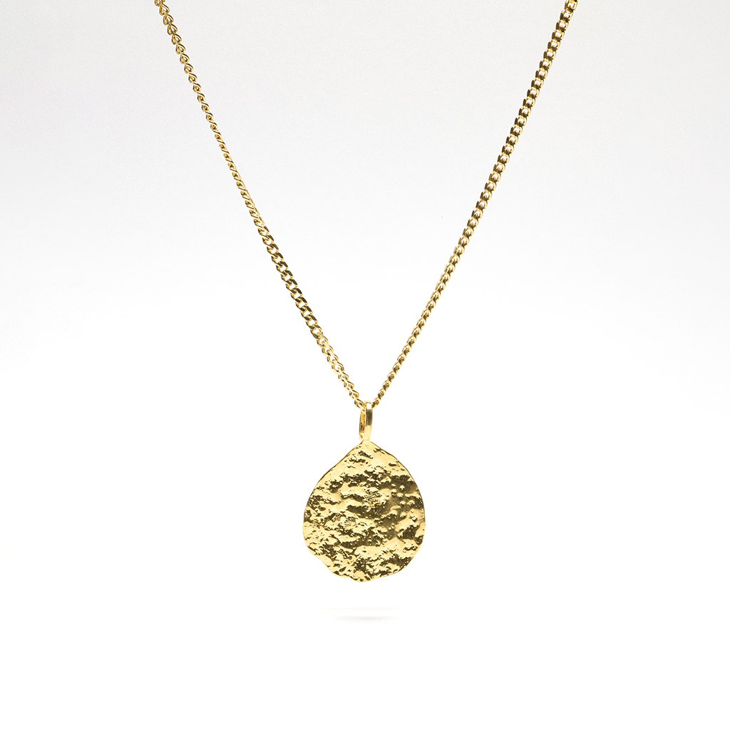 Lava gold necklace