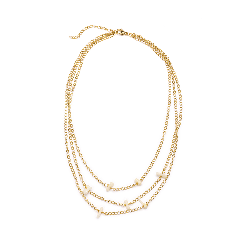 Lola white coral choker