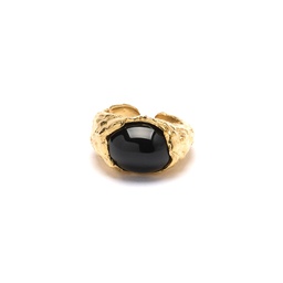 Lava gold ring