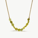 Lua green jade necklace