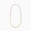 Lava short crystal beads necklace