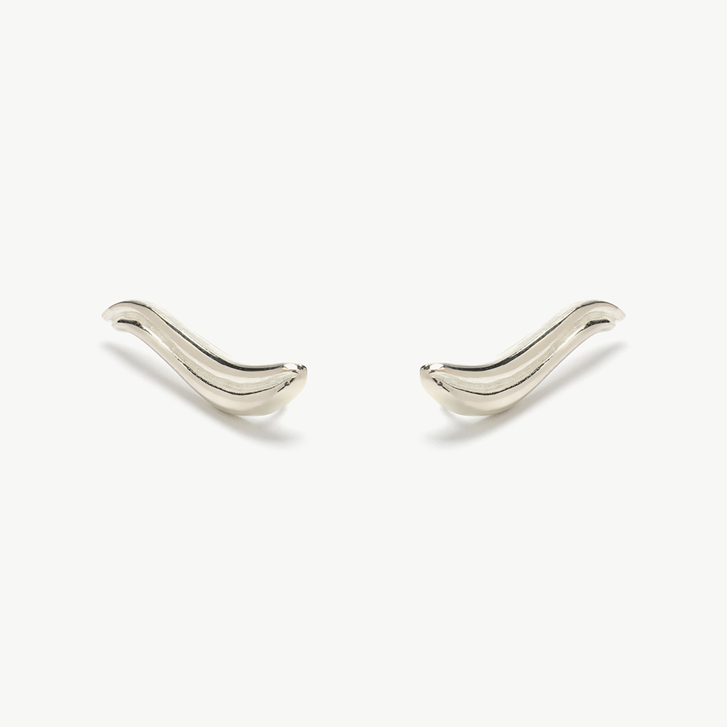 Rio silver ear climbers