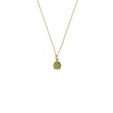 Olivina round mini necklace