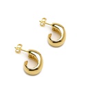 Magma gold hoops