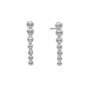 Pendientes Eclipse largos plata