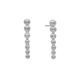 Pendientes Eclipse largos plata